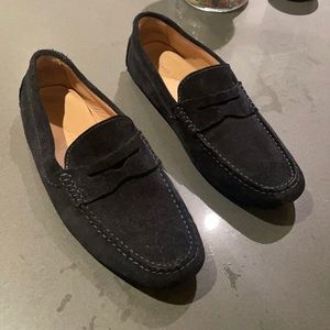 Jack Erwin suede loafer /driver shoe.- picture shows some dust - will clean